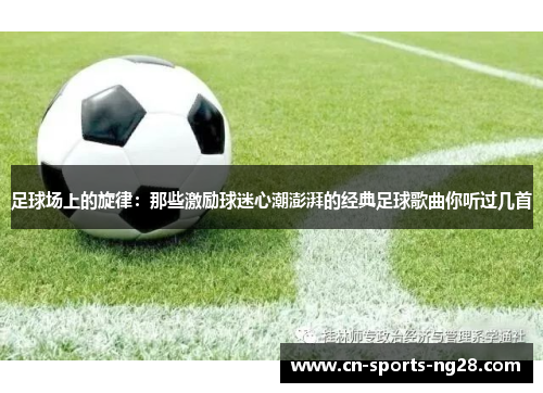 足球场上的旋律：那些激励球迷心潮澎湃的经典足球歌曲你听过几首